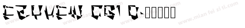 FZYHFW GB1 0字体转换